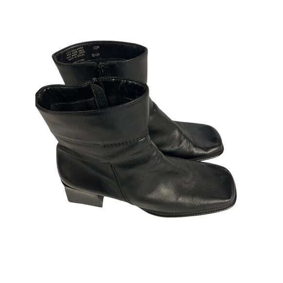 Easy spirit leather upper black bootie size 10M women’s - Picture 2 of 7